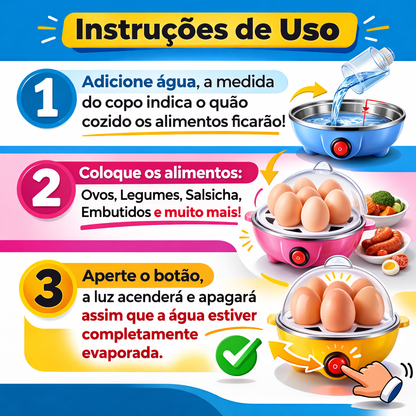 Cozedor de Ovos Elétrico