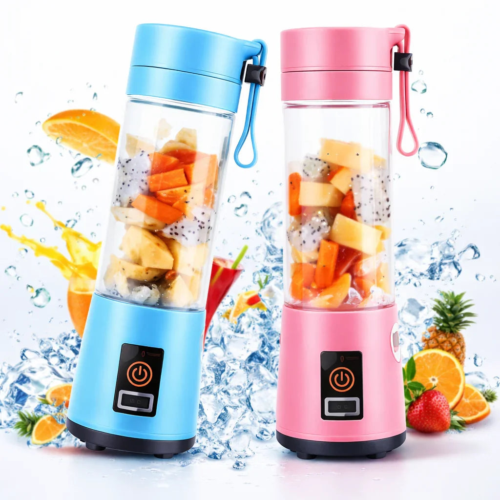 Mini Liquidificador Portátil com 6 Lâminas