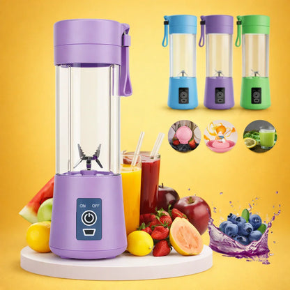 Mini Liquidificador Portátil com 6 Lâminas