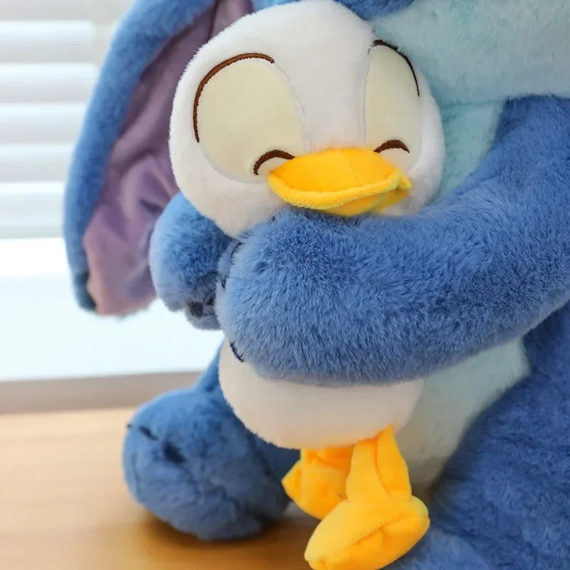 Pelúcia Stitch e Patinho – Almofada Macia