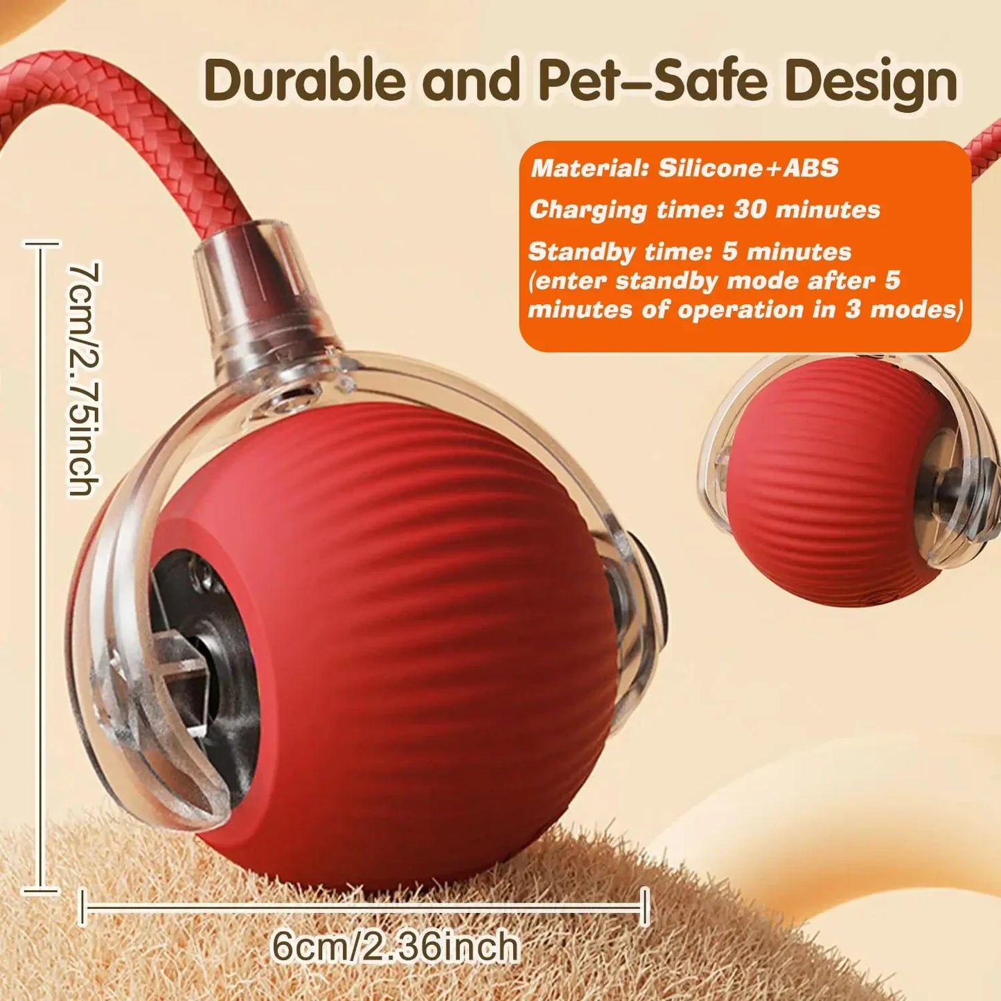 Bola Interativa Inteligente para Pets